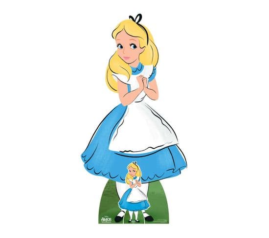 Figurine En Carton Alice Au Pays Des Merveilles Disney H 159 Cm