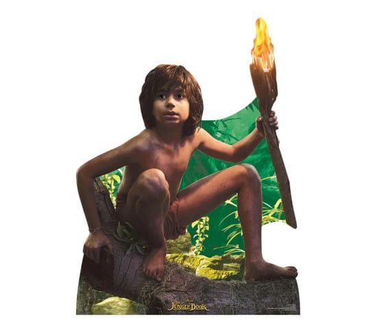 Figurine En Carton Mowgli Le Livre De La Jungle Disney Hauteur 134 Cm