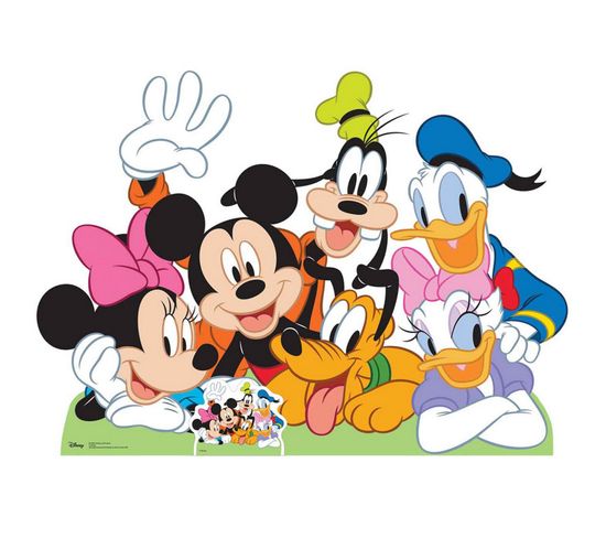 Figurine En Carton Mickey Et Ses Amis Disney Hauteur 99 Cm