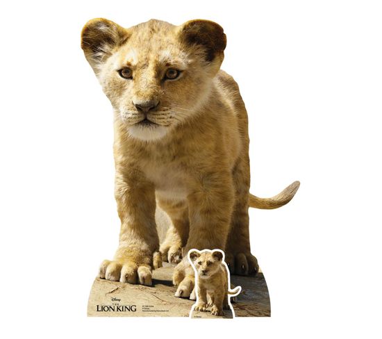Figurine En Carton  Disney Simba Le Roi Lion Hauteur 87 Cm