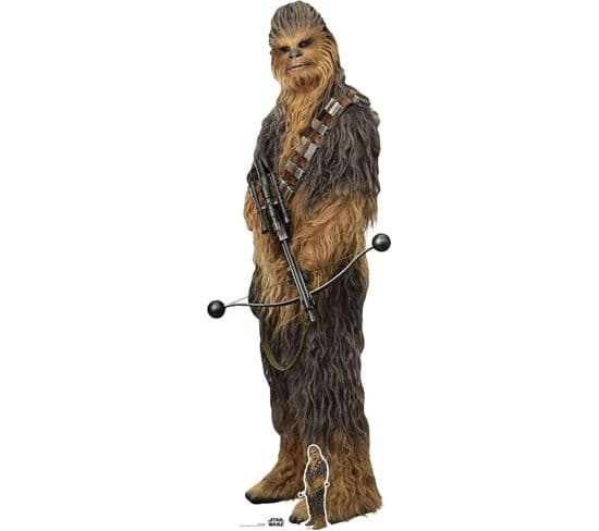 Sc1433 Figurine En Carton Star Wars Chewbacca (the Rise Of Skywalker) 231 Cm