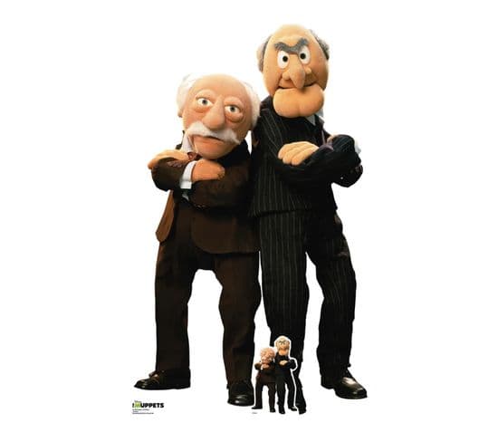 Figurine En Carton Statler Et Waldorf Du Muppet Show Hauteur 149 Cm