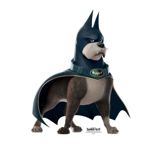 Figurine En Carton Batman's Dog - Krypto Et Les Super-animaux - Haut 91 Cm