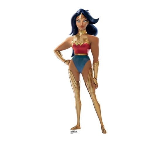Figurine En Carton Wonder Woman Dc League - Krypto Et Les Super-animaux - Haut 194 Cm