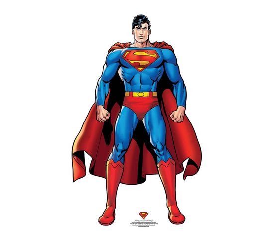 Figurine En Carton - Superman - DC Comics - Hauteur 92 Cm