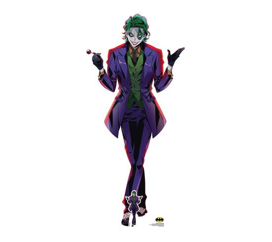 Figurine En Carton - The Joker - DC Comics - Hauteur 178 Cm