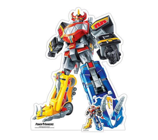 Figurine En Carton – Power Rangers - Megazord - Haut 94 Cm