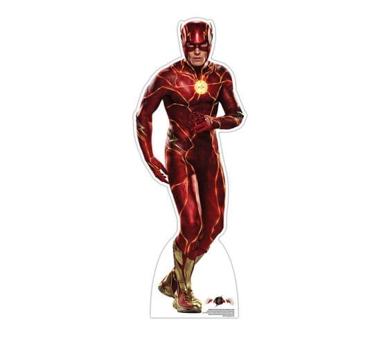 Figurine En Carton – The Flash - Ezra Miller En Action - Haut 89 Cm