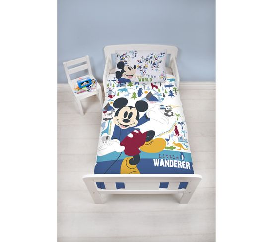 Parure De Lit Junior Mickey Mouse Wanderer Disney 120 Cm X 150 Cm