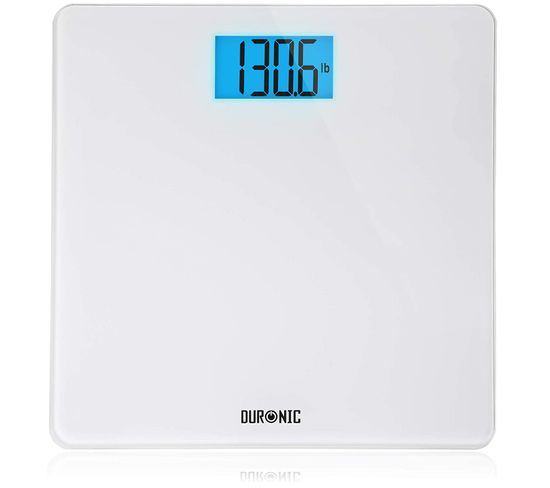 Pèse Personne Bs403 - Capacité De 180kg - Ecran LCD - Verre - Idéal Pour La Salle De Bain
