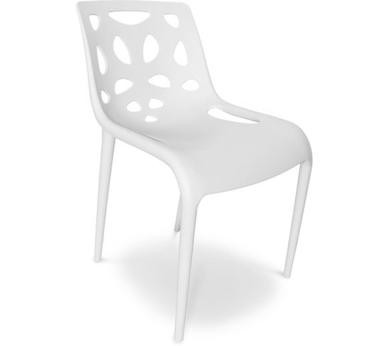 Chaise Design Sitka Blanc