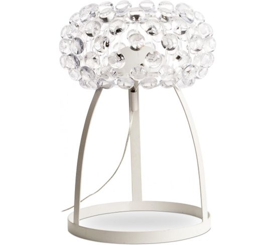 Lampe De Table Crystal 35cm  Transparent