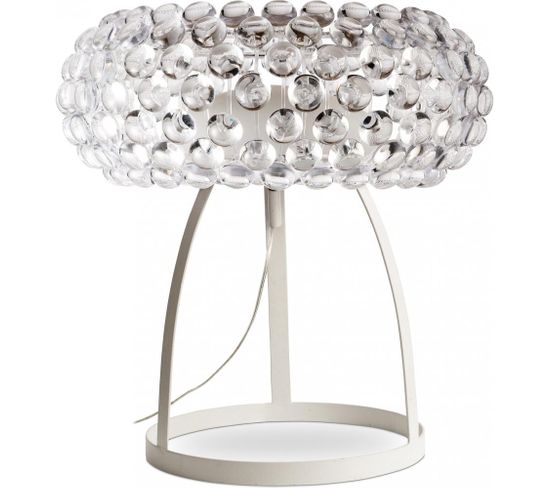 Lampe De Table Crystal 50cm  Transparent