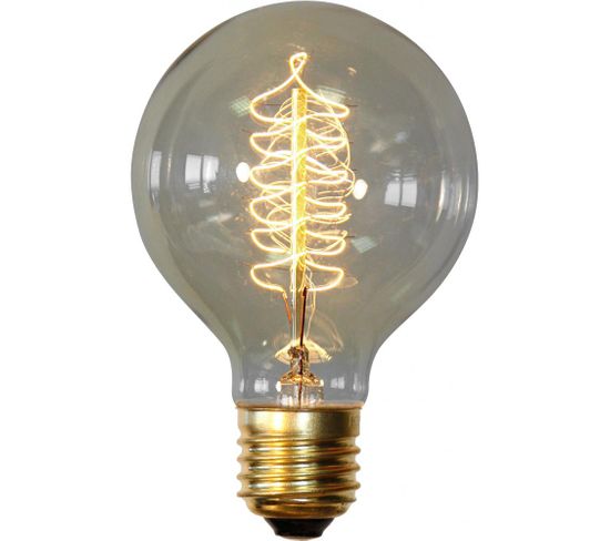 Ampoule Edison Spiral à Filaments Transparent