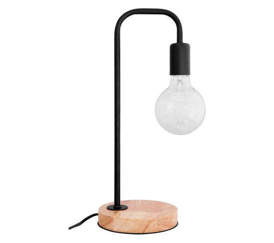 Lampe De Table De Style Scandinave - Prinston Noir