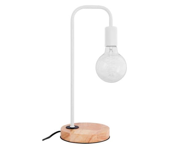 Lampe De Table De Style Scandinave - Prinston Blanc