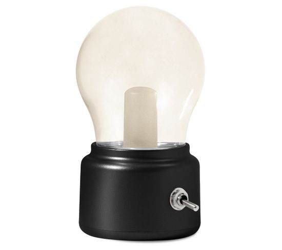 Lampe Portable Rechargeable - Vintage  Noir