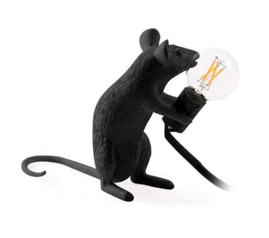 Lampe De Table - Lampe Souris Rat Pour Enfants - Cate Noir