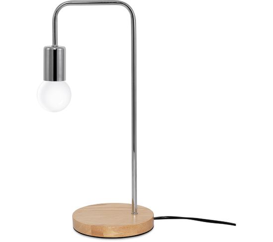 Lampe De Table De Style Scandinave - Bor Argenté