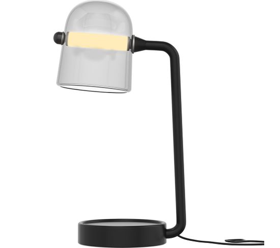 Lampe De Bureau Design Moderne, Verre Fumé - Nam Fumée