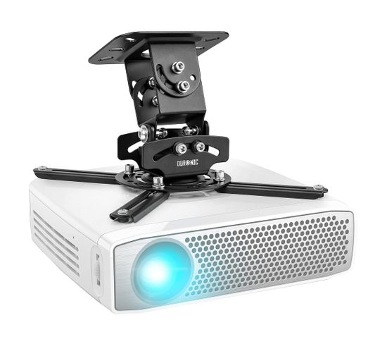 Pb03xb Support Vidéoprojecteur Universel Inclinable - Charge Maximale 13,6 Kg - Installation Plafond