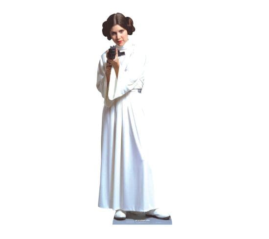 Figurine En Carton La Princesse Leia Organa Episode Iv Star Wars Hauteur 160 Cm