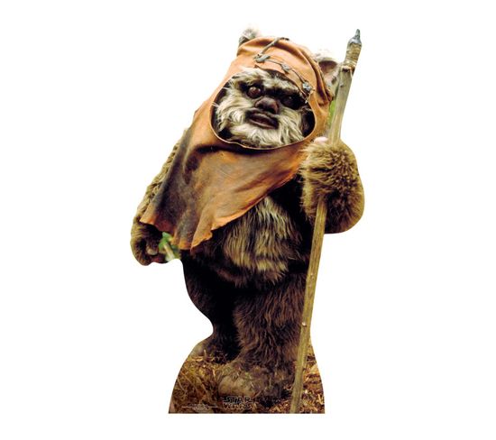 Figurine En Carton Ewok Star Wars Hauteur 96 Cm