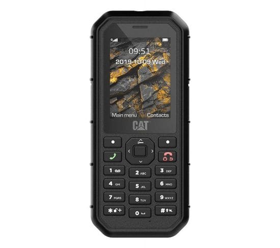 Bullitt Cat B26, Téléphone Mobile Durci De 2,4" (2g. 2mp, 8gb Ram, Ip68, Bluetooth), Noir