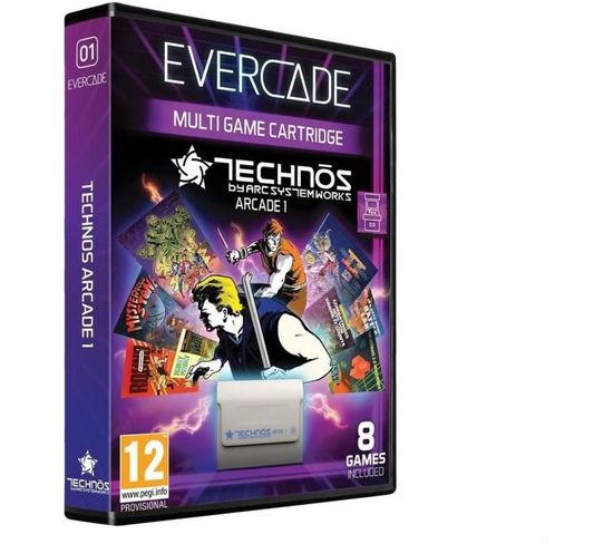 Evercade Technos Arcade Collection 1 - Cartouche Evercade Arcade N°1