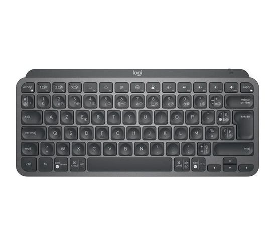Clavier Sans Fil - Mx Keys Mini - Graphite -  compact, Bluetooth, Rétroéclairé Pour Mac, Ios, Windo