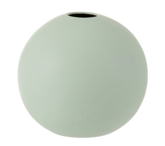 Vase Design "boule Céramique" 25cm Vert Pastel