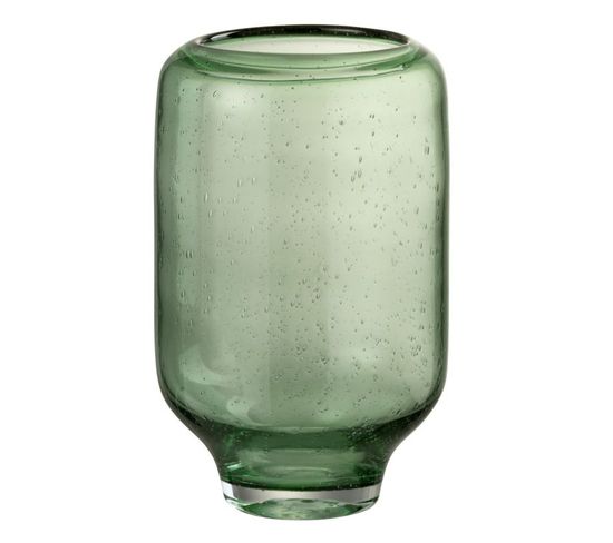 Vase Déco Sur Pied "nora" 27cm Vert