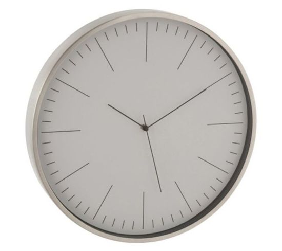 Horloge Murale Design Ronde "gerbert" 41cm Gris