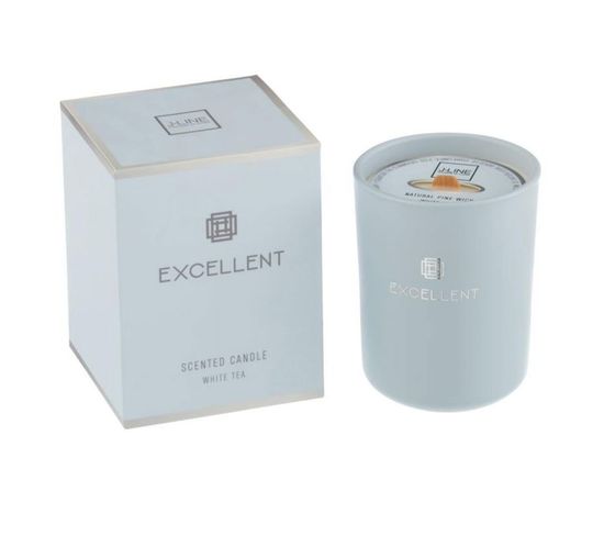 Bougie Parfumée En Verre "excellent" 12cm White Tea