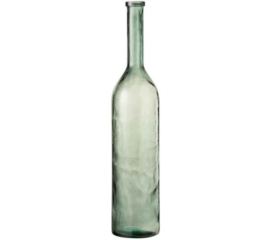 Vase Design En Verre "carafe" 101cm Vert
