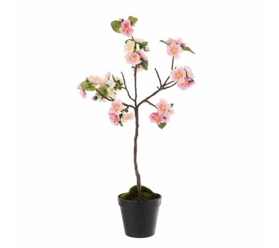 Arbre En Fleurs Déco "printemps" 50cm Rose