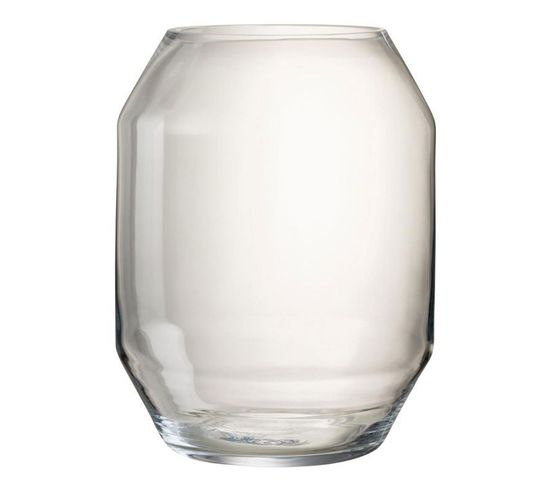 Vase Design En Verre "lilou" 41cm Transparent
