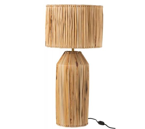 Lampe à Poser Design "hanna" 81cm Naturel