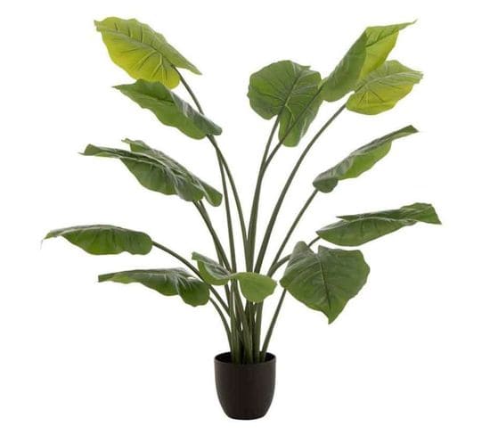 Plante Artificielle "taro Sauvage" 123cm Vert