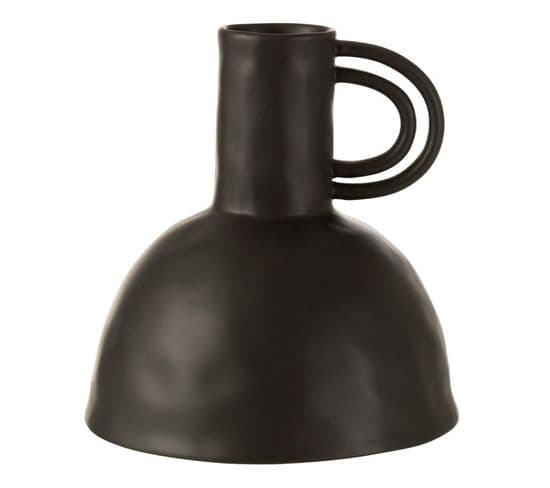 Vase Design Céramique "renaissance" 25cm Noir