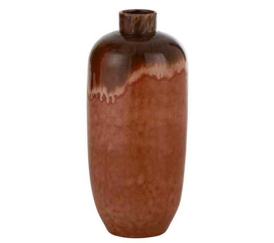 Vase Design En Céramique "aline" 50cm Rouge