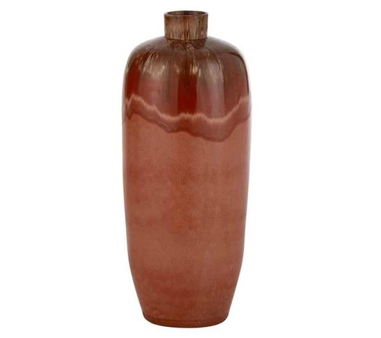 Vase Design En Céramique "aline" 70cm Rouge