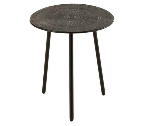 Table D'appoint Design "sylwia" 44cm Noir