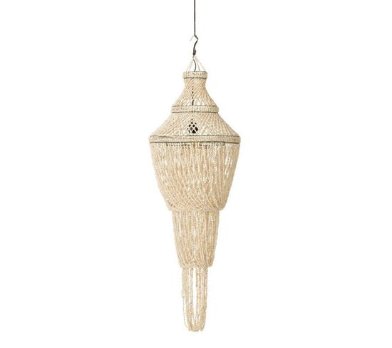 Lampe Suspension Coquillage "daisy" 176cm Naturel
