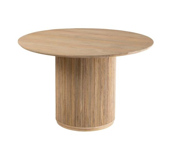 Table De Repas Design En Bois "vincent" 120cm Naturel