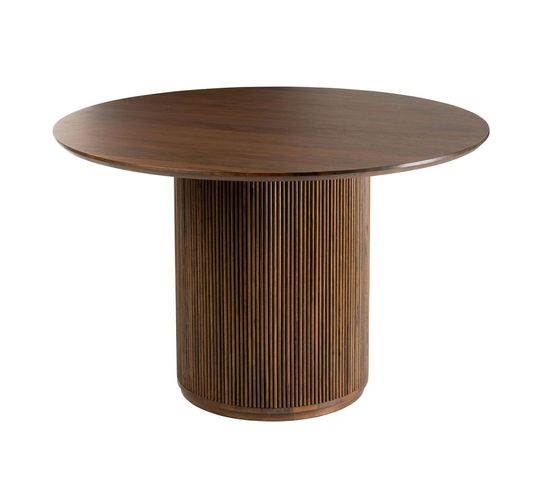 Table De Repas Design En Bois "vincent" 120cm Marron