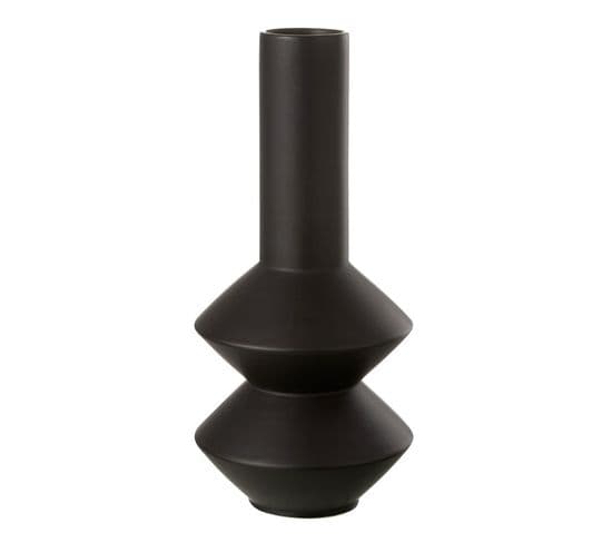 Vase Design Céramique "zihao" 40cm Noir