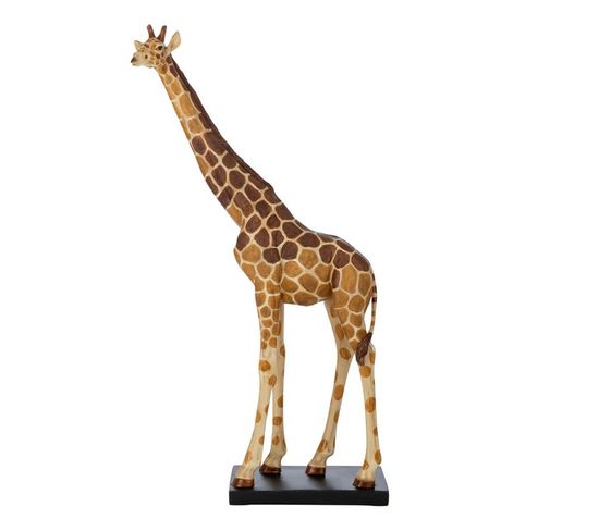 Statuette Déco "girafe" 125cm Naturel