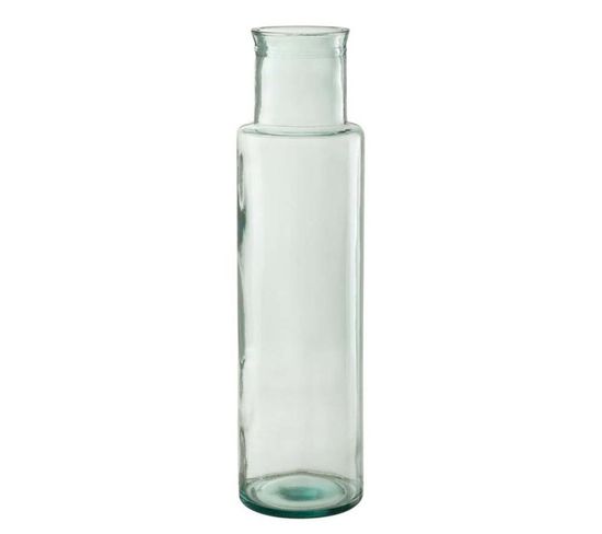 Vase Cylindrique Déco "recyclé" 55cm Transparent