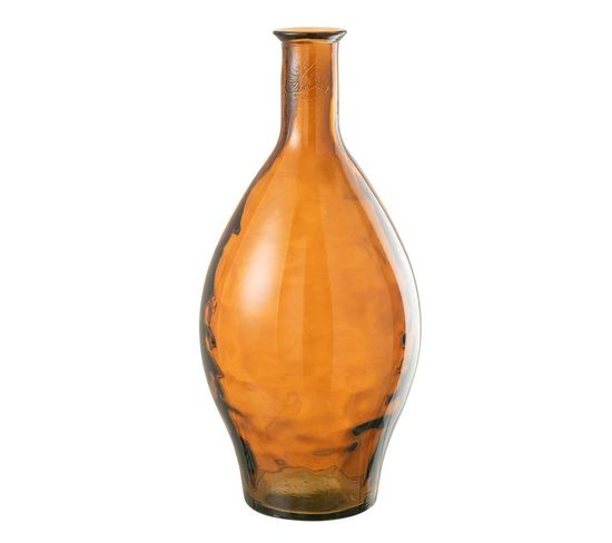 Vase Design En Verre "cherry" 60cm Marron
